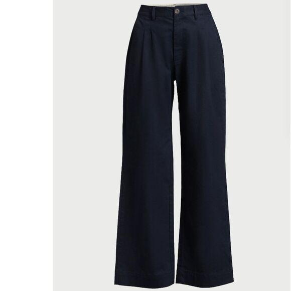 Pants - Free Assembly Women’s Wide Leg Chino Pants, 31” Inseam, Size 2